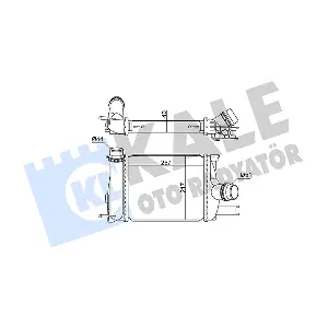 352255 KALE OTO RADYATOR