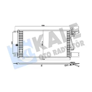 350390 KALE OTO RADYATOR