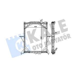 KALE OTO RADYATOR 349310