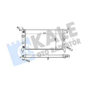 354110 KALE OTO RADYATOR