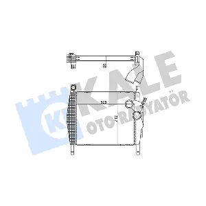 352885 KALE OTO RADYATOR