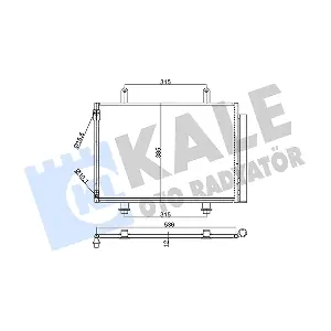 350640 KALE OTO RADYATOR
