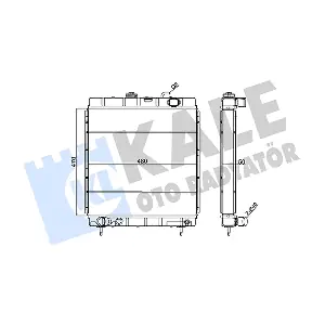 KALE OTO RADYATOR 106200