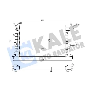 KALE OTO RADYATOR 363870