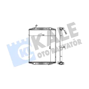 350235 KALE OTO RADYATOR
