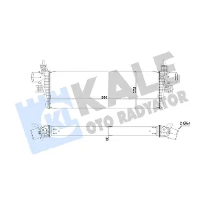 KALE OTO RADYATOR 350415