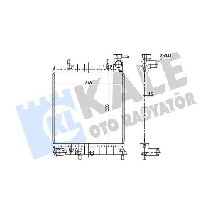 372500 KALE OTO RADYATOR