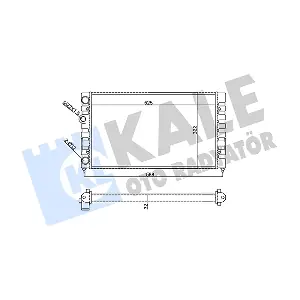 KALE OTO RADYATOR 355605