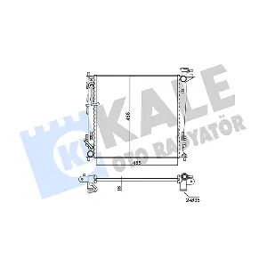 346155 KALE OTO RADYATOR