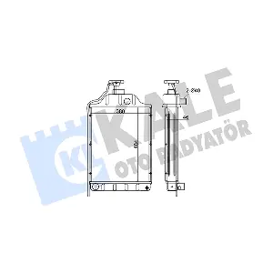 167000 KALE OTO RADYATOR