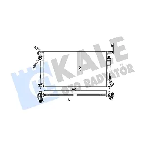 257600 KALE OTO RADYATOR