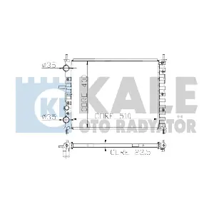 KALE OTO RADYATOR 231100