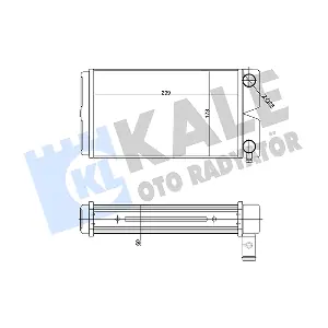 110400 KALE OTO RADYATOR