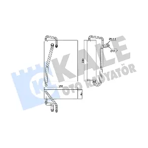 350120 KALE OTO RADYATOR