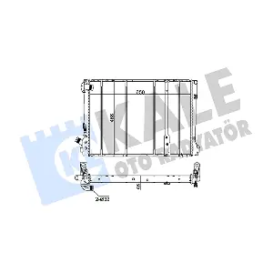 132800 KALE OTO RADYATOR