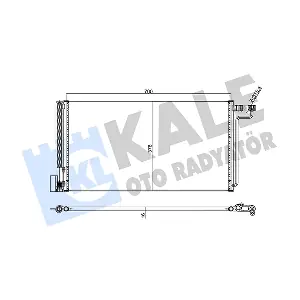 357755 KALE OTO RADYATOR