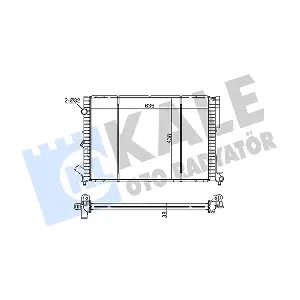 KALE OTO RADYATOR 127200
