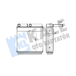 228800 KALE OTO RADYATOR
