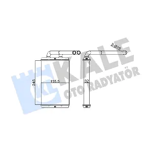 355240 KALE OTO RADYATOR