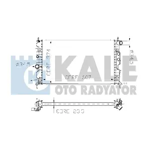 KALE OTO RADYATÖR 136200