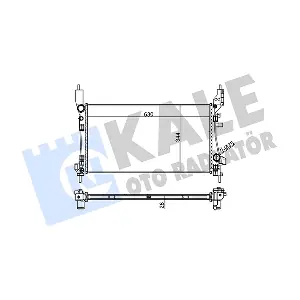 308400 KALE OTO RADYATOR