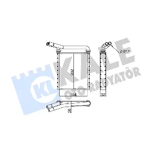 355115 KALE OTO RADYATOR