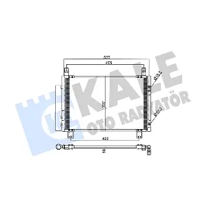 KALE OTO RADYATOR 345305