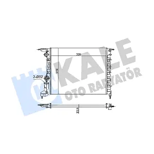 126600 KALE OTO RADYATOR