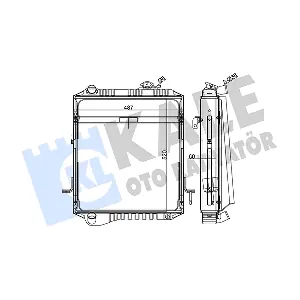 100500 KALE OTO RADYATOR