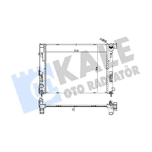 357225 KALE OTO RADYATOR