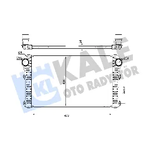 375890 KALE OTO RADYATOR