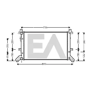 VOLVO 2D0121253B Радіатор, система охолодження двигуна