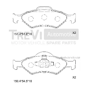 TREVI AUTOMOTIVE PF1082