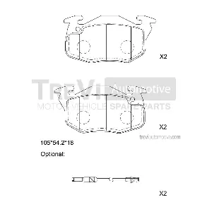 TREVI AUTOMOTIVE PF1476