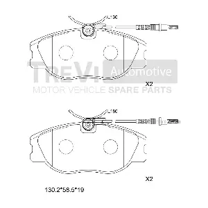 TREVI AUTOMOTIVE PF1614