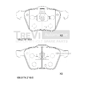 TREVI AUTOMOTIVE PF1201