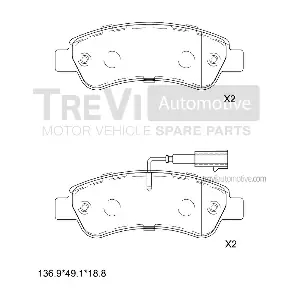 TREVI AUTOMOTIVE PF1651