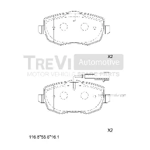 TREVI AUTOMOTIVE PF1336