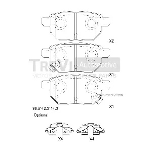 TREVI AUTOMOTIVE PF1458