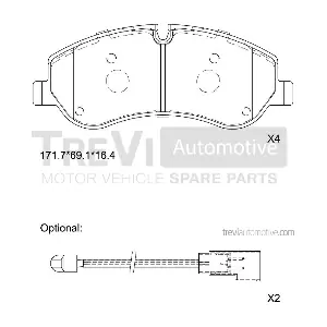 TREVI AUTOMOTIVE PF1672