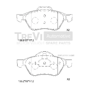 TREVI AUTOMOTIVE PF1289