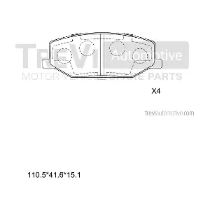TREVI AUTOMOTIVE PF1358