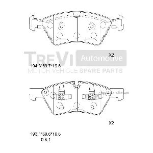 TREVI AUTOMOTIVE PF1275