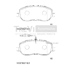 TREVI AUTOMOTIVE PF1164