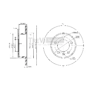TREVI AUTOMOTIVE BD1054