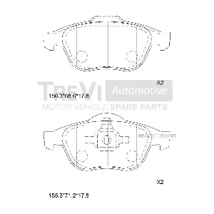 TREVI AUTOMOTIVE PF1288