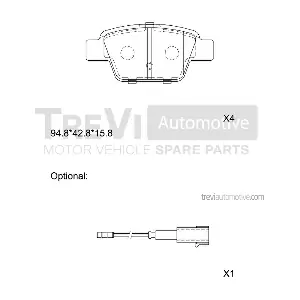 TREVI AUTOMOTIVE PF1119
