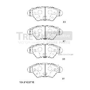 TREVI AUTOMOTIVE PF1052