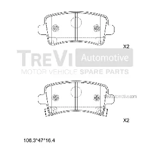 TREVI AUTOMOTIVE PF1438