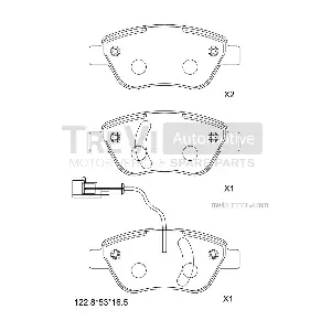 TREVI AUTOMOTIVE PF1116